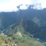 Vue depuis la montagne Machu Picchu